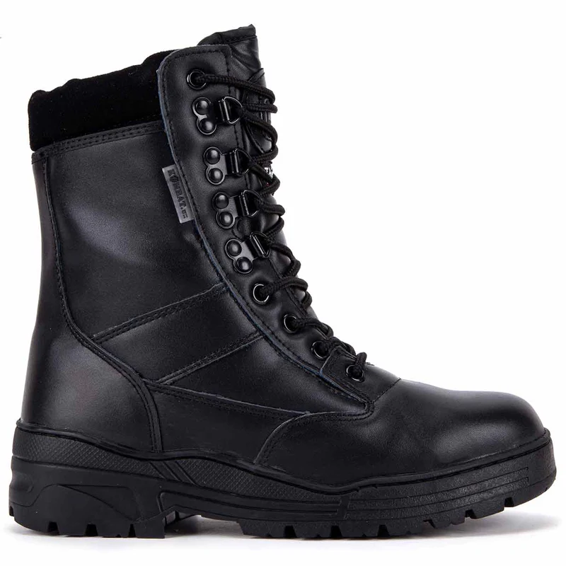Kombat Black Leather Patrol Boot