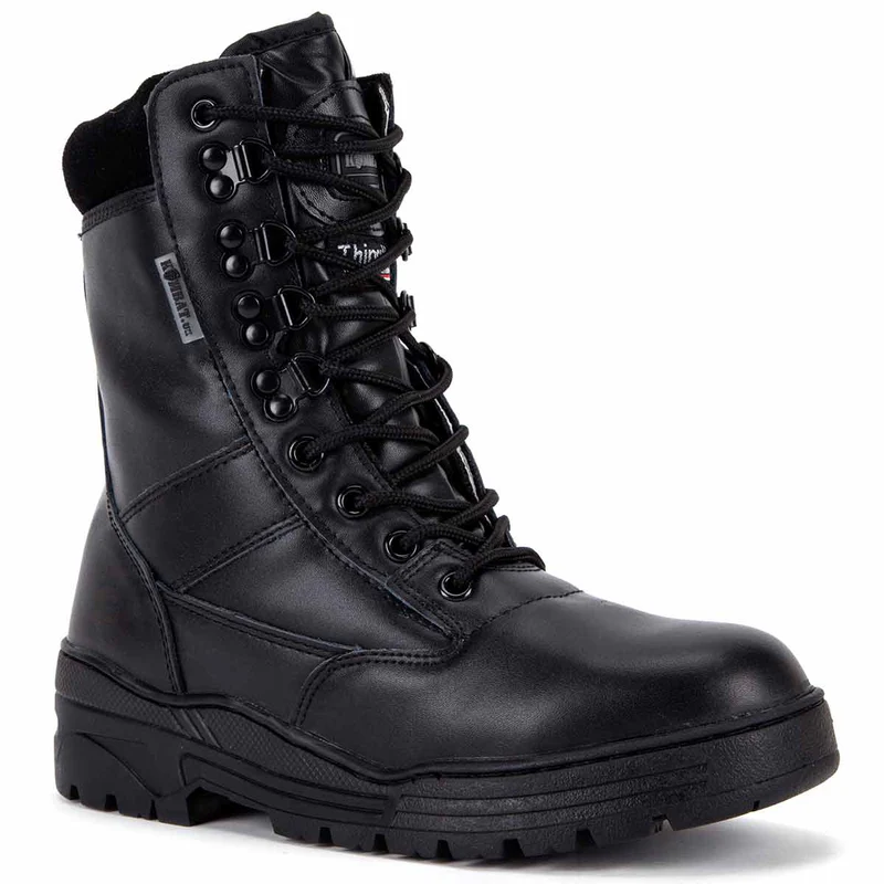 Kombat Black Leather Patrol Boot