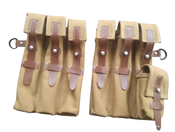 WWII British Style Webbing Pouch Set